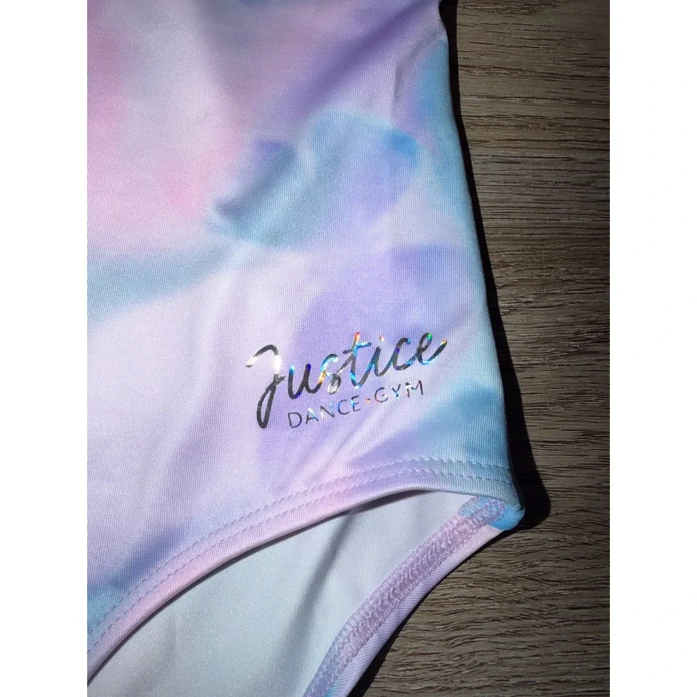 Girls Leotard with Scrunchie L 12/14